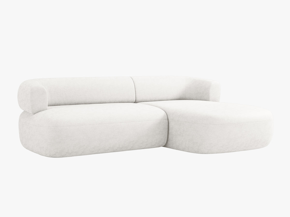 Jenny Ecksofa rechts 5 Sitzer in Light Beige-Perfect Harmony präsentiert im Onlineshop von KAQTU Design AG. L-Sofa rechts ist von Micadoni