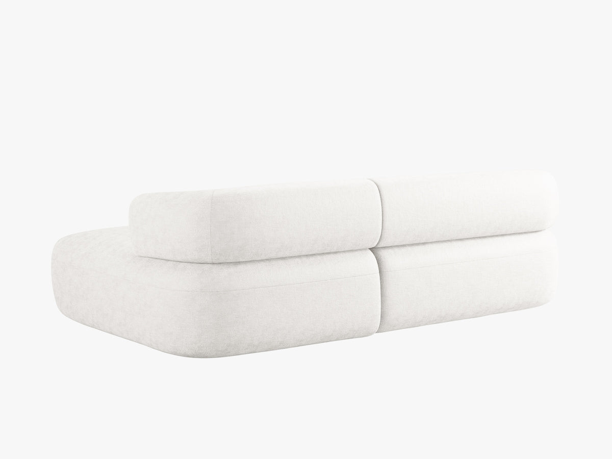 Jenny Ecksofa rechts 5 Sitzer in Light Beige-Perfect Harmony präsentiert im Onlineshop von KAQTU Design AG. L-Sofa rechts ist von Micadoni