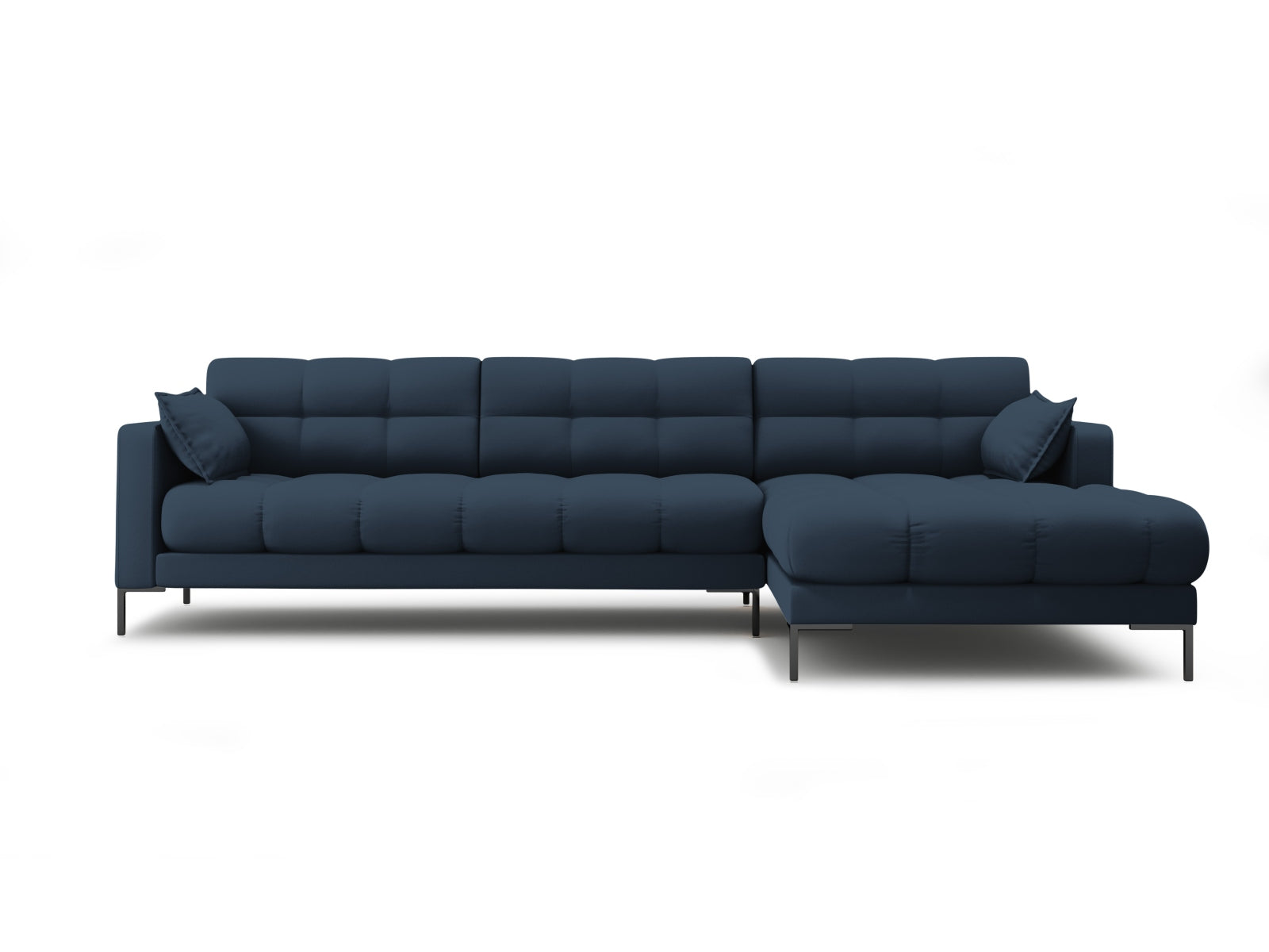 Mamaia Ecksofa rechts 5 Sitzer in Blue/Schwarz präsentiert im Onlineshop von KAQTU Design AG. Ecksofa rechts ist von Micadoni