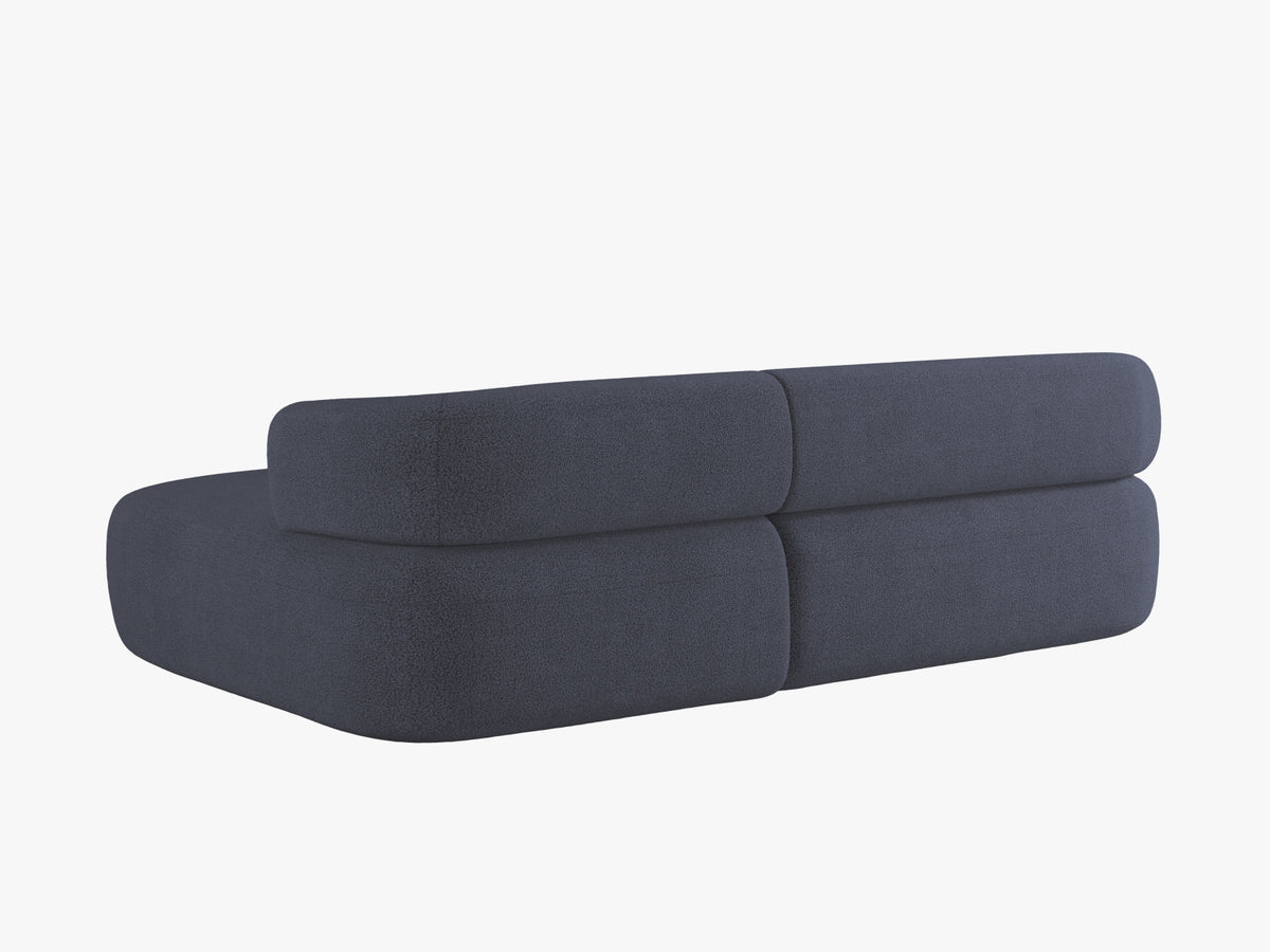 Jenny Ecksofa rechts 5 Sitzer in Dark Blue-Now or Never präsentiert im Onlineshop von KAQTU Design AG. L-Sofa rechts ist von Micadoni