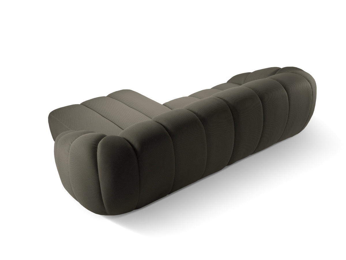 Diana Ecksofa rechts 4 Sitzer in Steel-Sonic präsentiert im Onlineshop von KAQTU Design AG. L-Sofa rechts ist von Micadoni