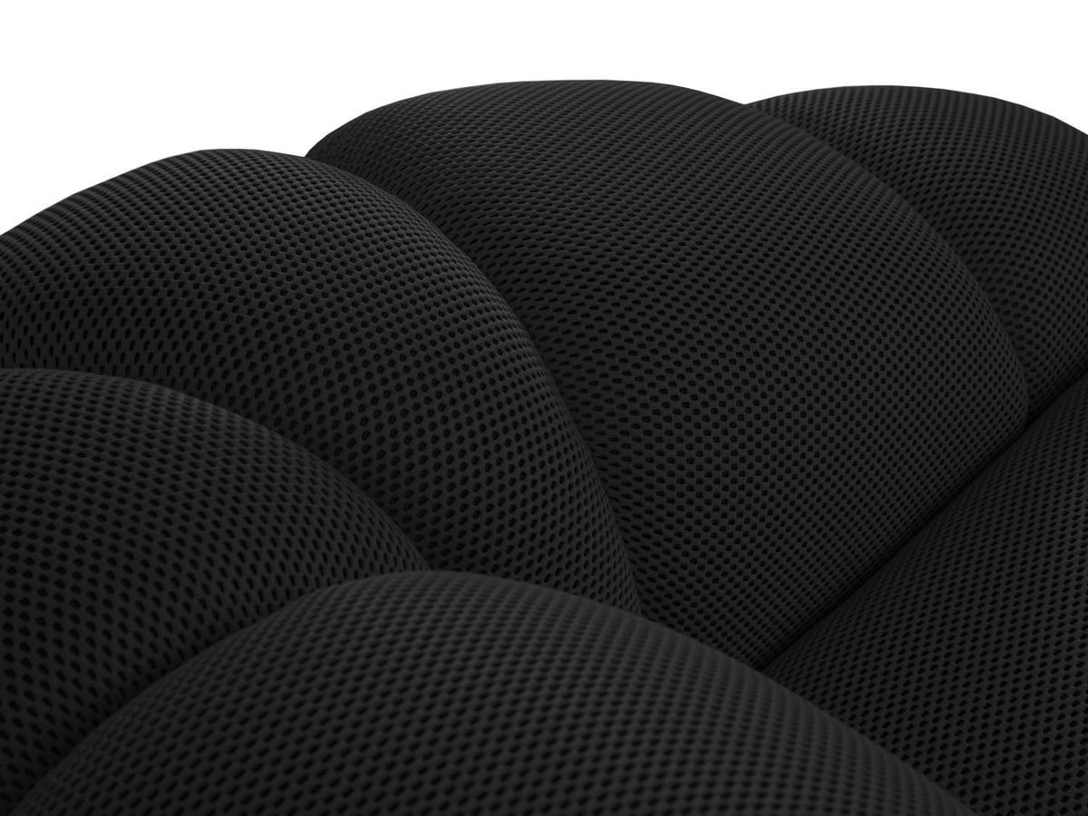 Diana Ecksofa rechts 4 Sitzer in Black-Sonic präsentiert im Onlineshop von KAQTU Design AG. L-Sofa rechts ist von Micadoni