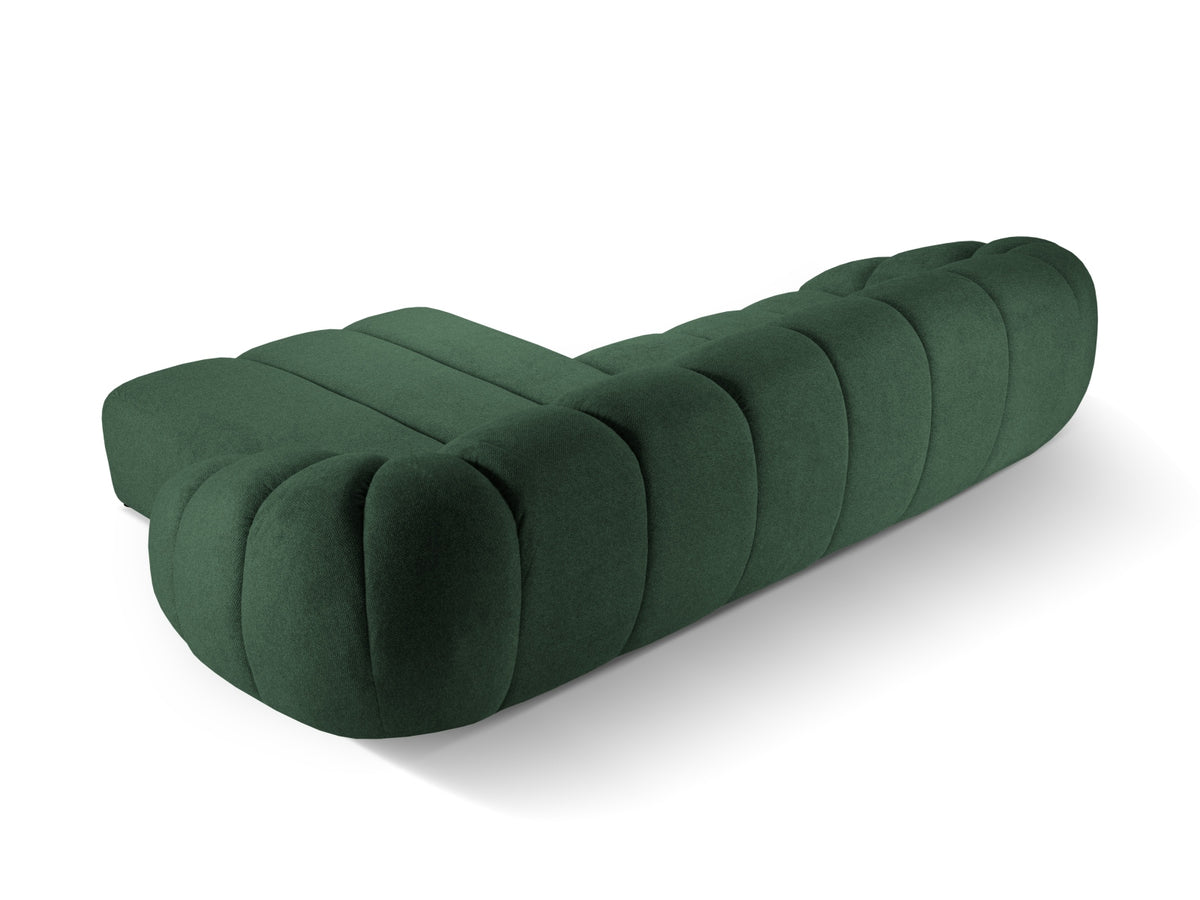 Diana Ecksofa rechts 4 Sitzer in Green-Bubble präsentiert im Onlineshop von KAQTU Design AG. L-Sofa rechts ist von Micadoni