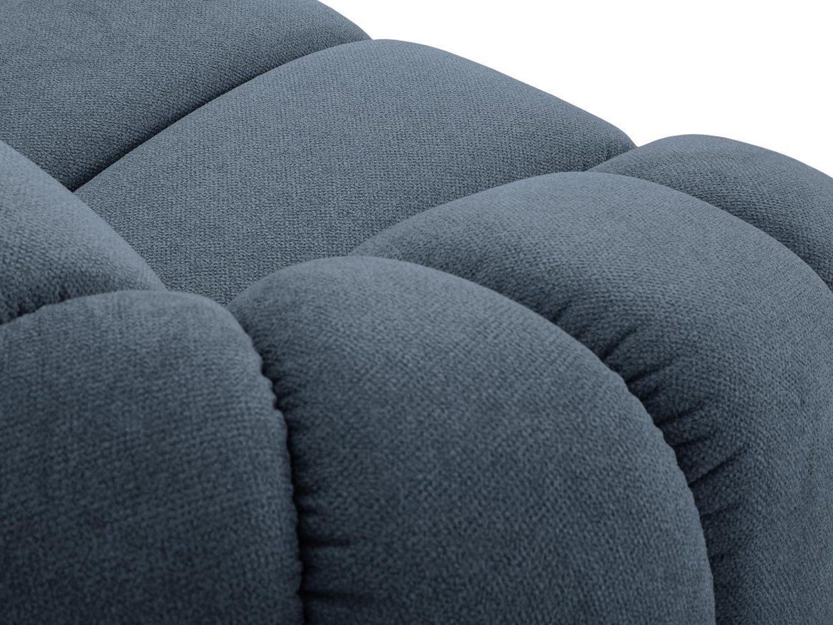 Diana Ecksofa rechts 4 Sitzer in Blue Jeans-Bubble präsentiert im Onlineshop von KAQTU Design AG. L-Sofa rechts ist von Micadoni