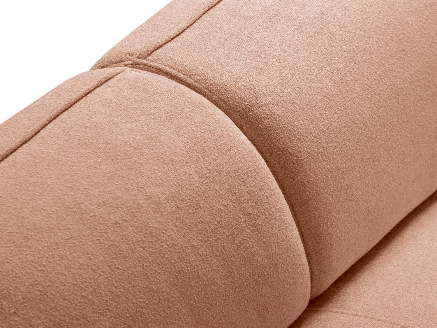 Erleben Sie das Hailey Boucle Ecksofa rechts von Micadoni – ein elegantes 5-Sitzer Sofa, das zeitgemässen Stil und höchsten Komfort bietet.