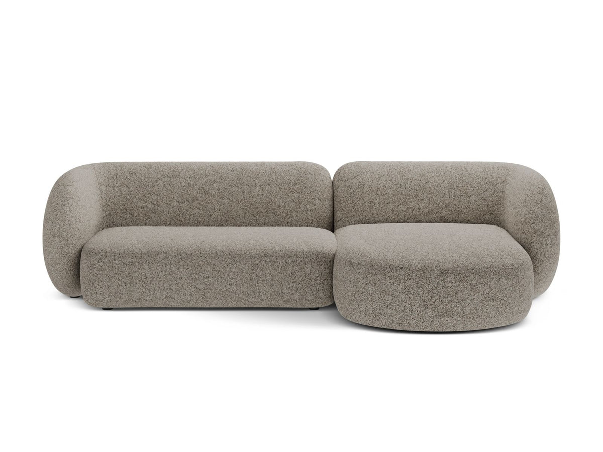 3-Sitzer Ecksofa rechts Kate in Beige Melange-Puente präsentiert im Onlineshop von KAQTU Design AG. Ecksofa rechts ist von Micadoni