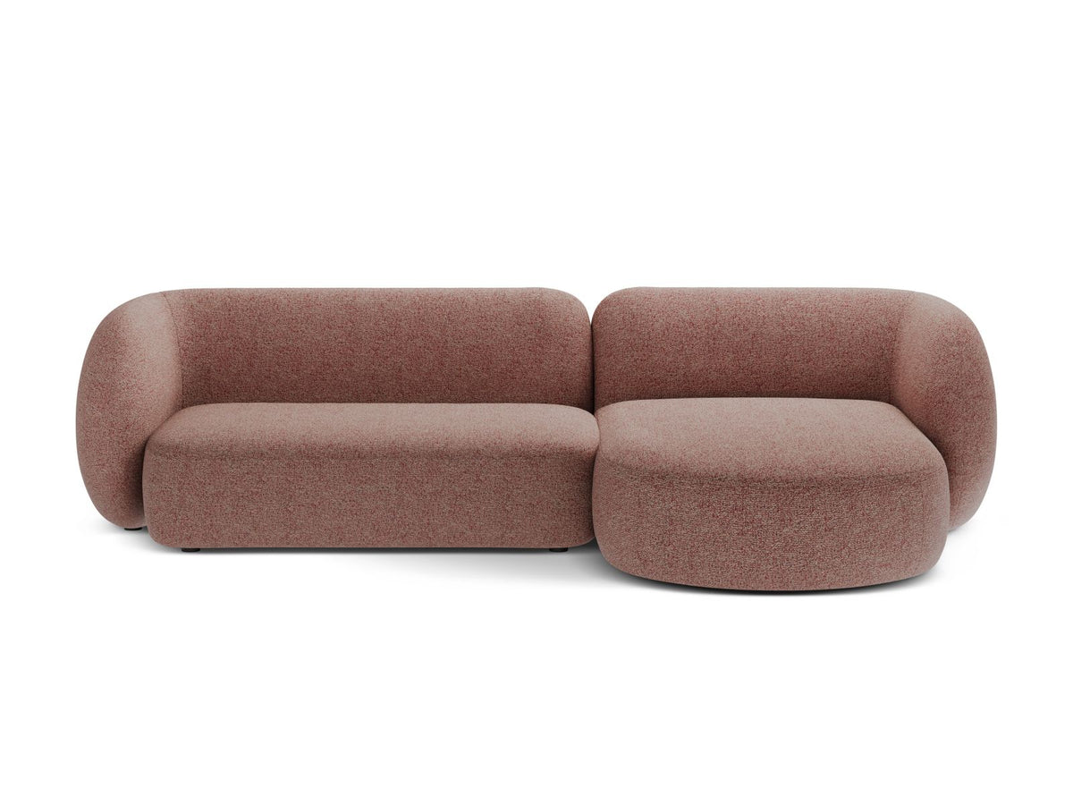 3-Sitzer Ecksofa rechts Kate in Pink Melange-Puente präsentiert im Onlineshop von KAQTU Design AG. Ecksofa rechts ist von Micadoni
