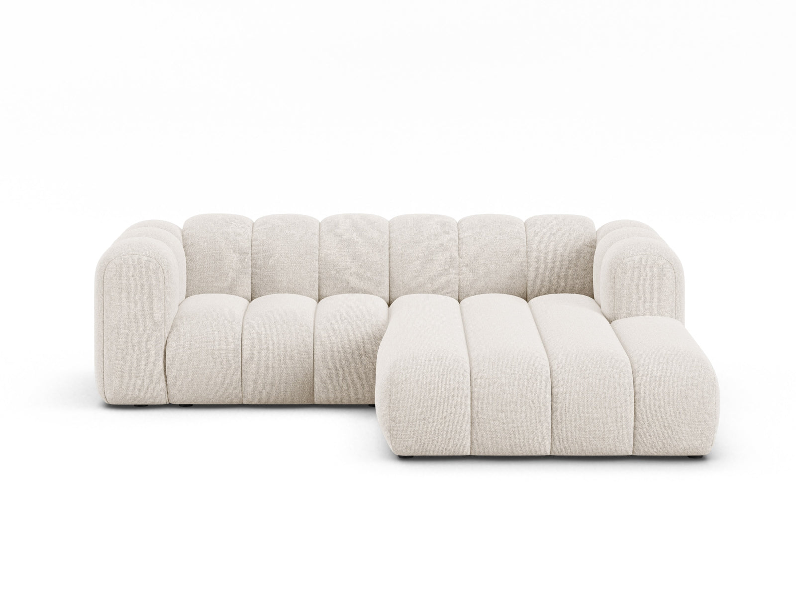 Lupine Modular Ecksofa rechts 3 Sitzer in Light Beige-Eden präsentiert im Onlineshop von KAQTU Design AG. L-Sofa rechts ist von Micadoni