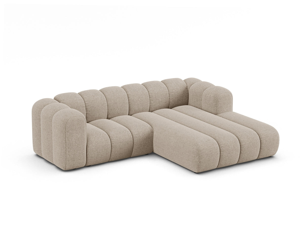 Lupine Modular Ecksofa rechts 3 Sitzer in Dark Beige-Eden präsentiert im Onlineshop von KAQTU Design AG. L-Sofa rechts ist von Micadoni