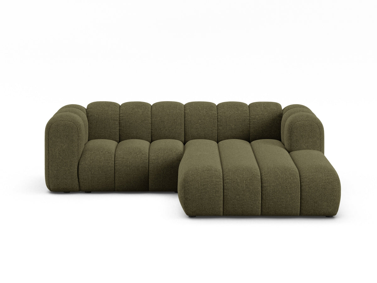 Lupine Modular Ecksofa rechts 3 Sitzer in Green-Eden präsentiert im Onlineshop von KAQTU Design AG. L-Sofa rechts ist von Micadoni