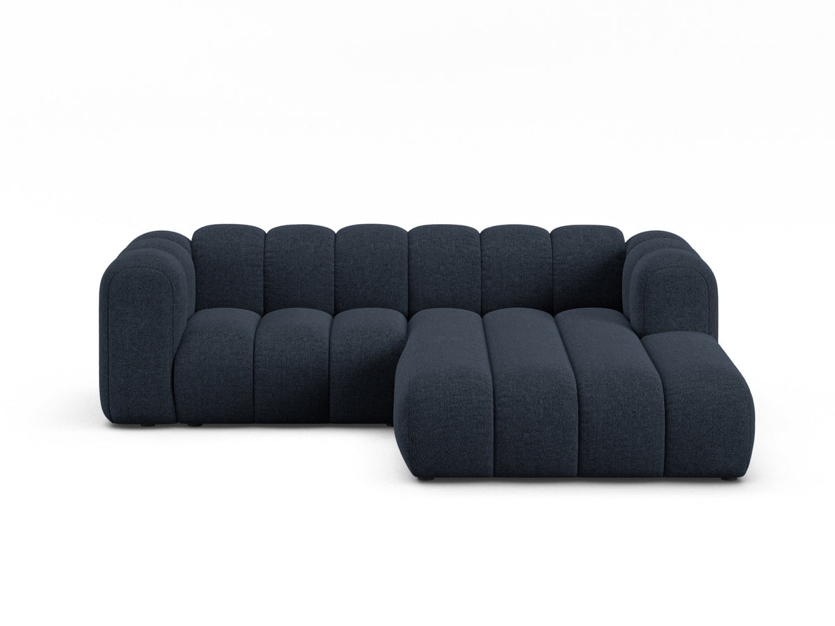 Lupine Modular Ecksofa rechts 3 Sitzer in Navy Blue-Eden präsentiert im Onlineshop von KAQTU Design AG. L-Sofa rechts ist von Micadoni