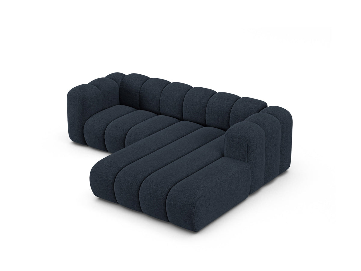 Lupine Modular Ecksofa rechts 3 Sitzer in Navy Blue-Eden präsentiert im Onlineshop von KAQTU Design AG. L-Sofa rechts ist von Micadoni