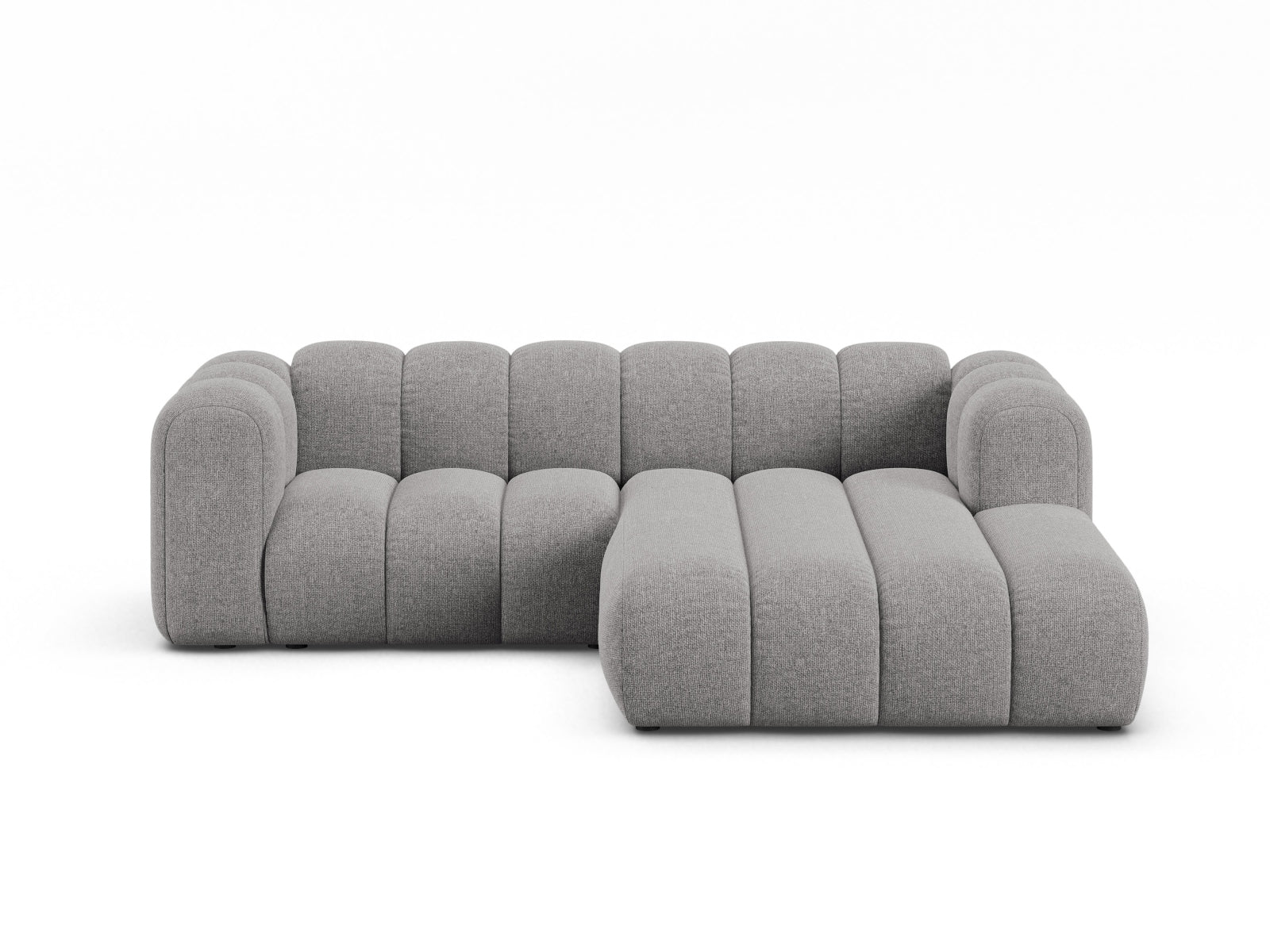 Lupine Modular Ecksofa rechts 3 Sitzer in Light Grey-Eden präsentiert im Onlineshop von KAQTU Design AG. L-Sofa rechts ist von Micadoni