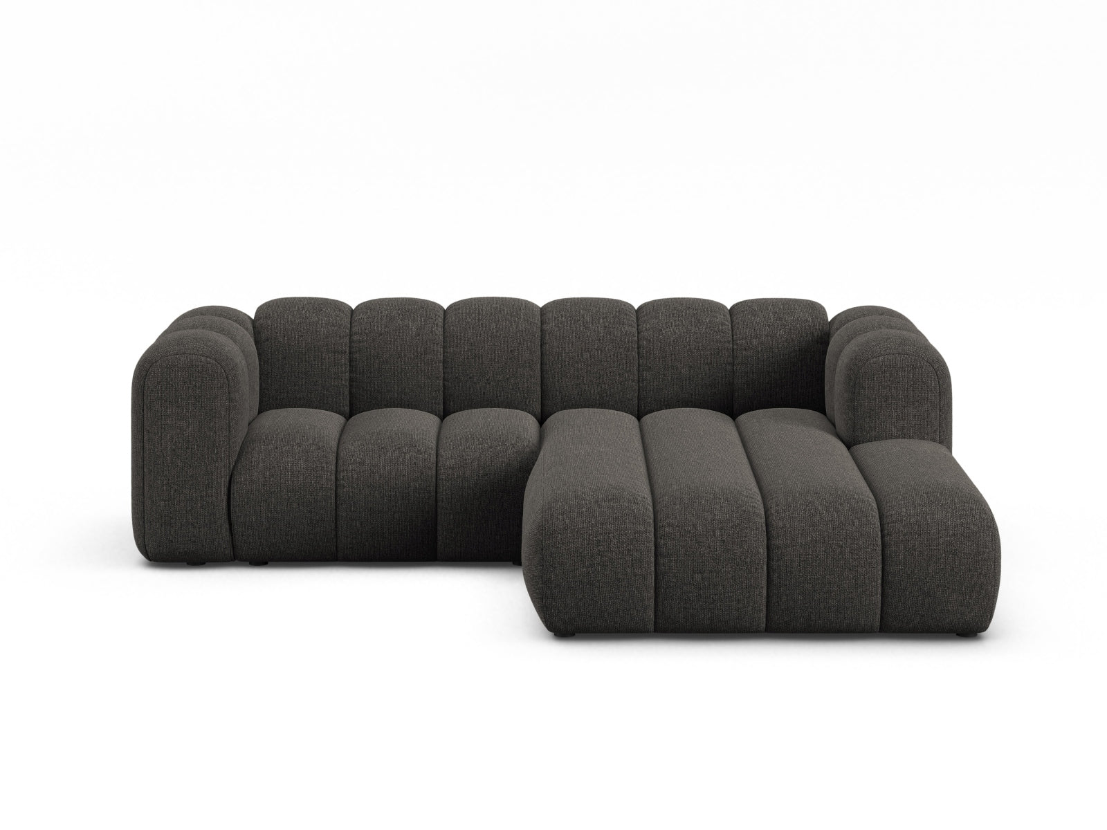 Lupine Modular Ecksofa rechts 3 Sitzer in Dark Grey-Eden präsentiert im Onlineshop von KAQTU Design AG. L-Sofa rechts ist von Micadoni