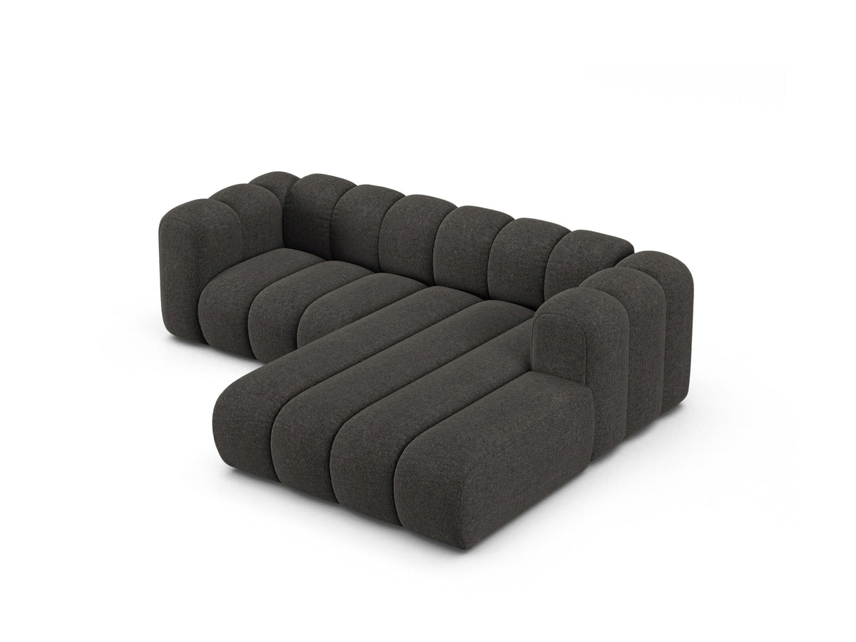 Lupine Modular Ecksofa rechts 3 Sitzer in Dark Grey-Eden präsentiert im Onlineshop von KAQTU Design AG. L-Sofa rechts ist von Micadoni