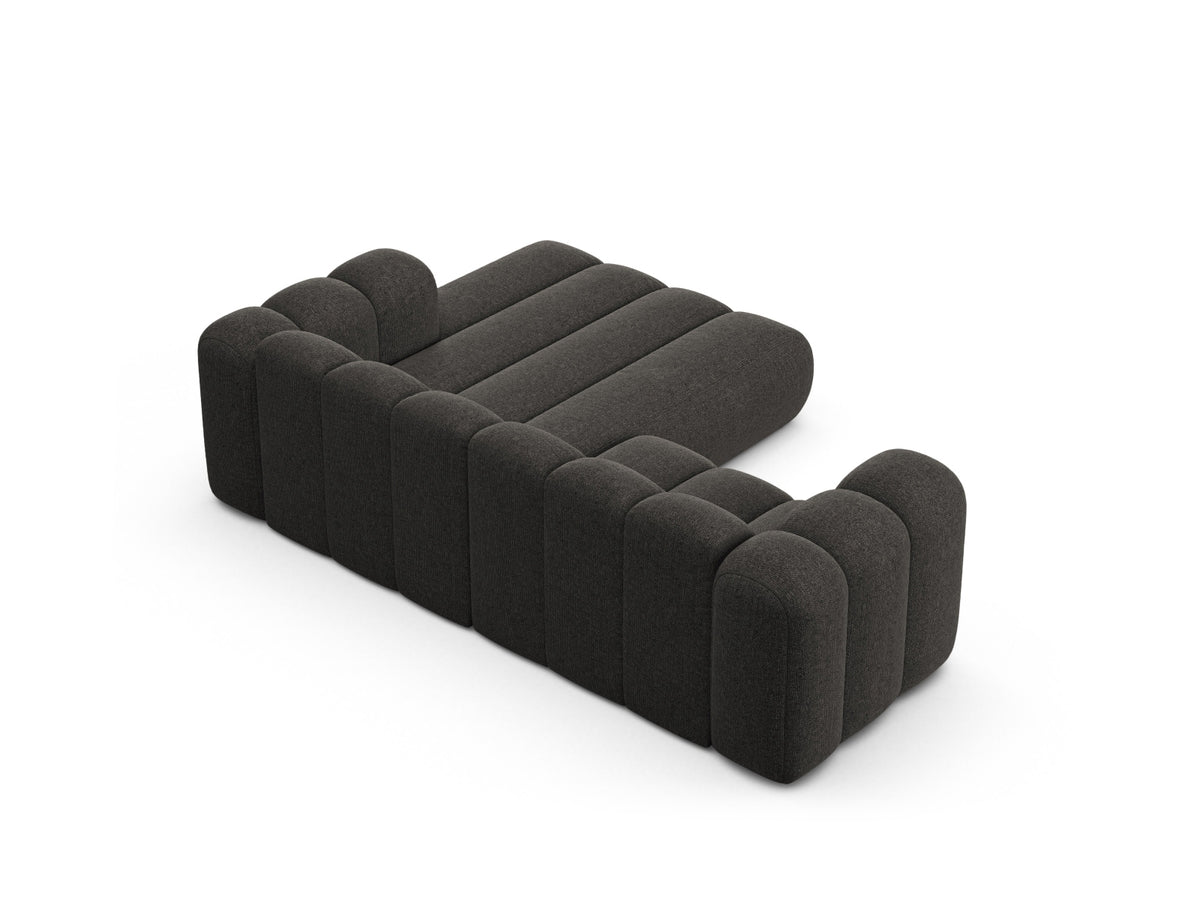Lupine Modular Ecksofa rechts 3 Sitzer in Dark Grey-Eden präsentiert im Onlineshop von KAQTU Design AG. L-Sofa rechts ist von Micadoni