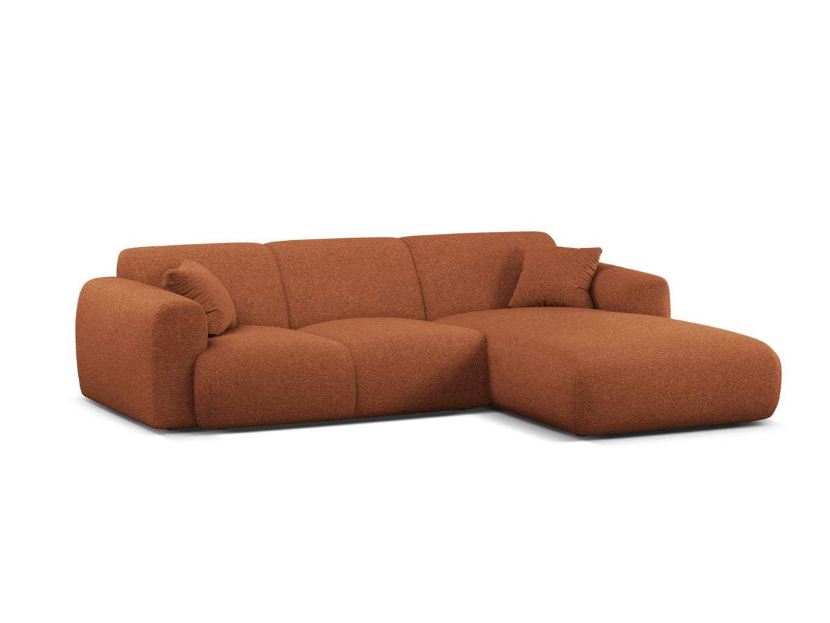 4-Sitzer Ecksofa rechts Molino in Brick-Eden präsentiert im Onlineshop von KAQTU Design AG. Ecksofa rechts ist von Micadoni