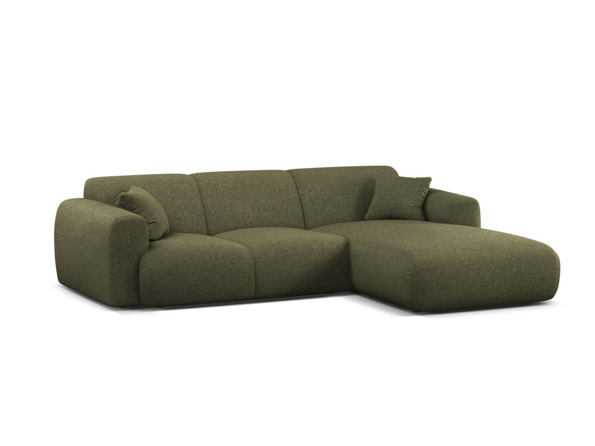 4-Sitzer Ecksofa rechts Molino in Green-Eden präsentiert im Onlineshop von KAQTU Design AG. Ecksofa rechts ist von Micadoni