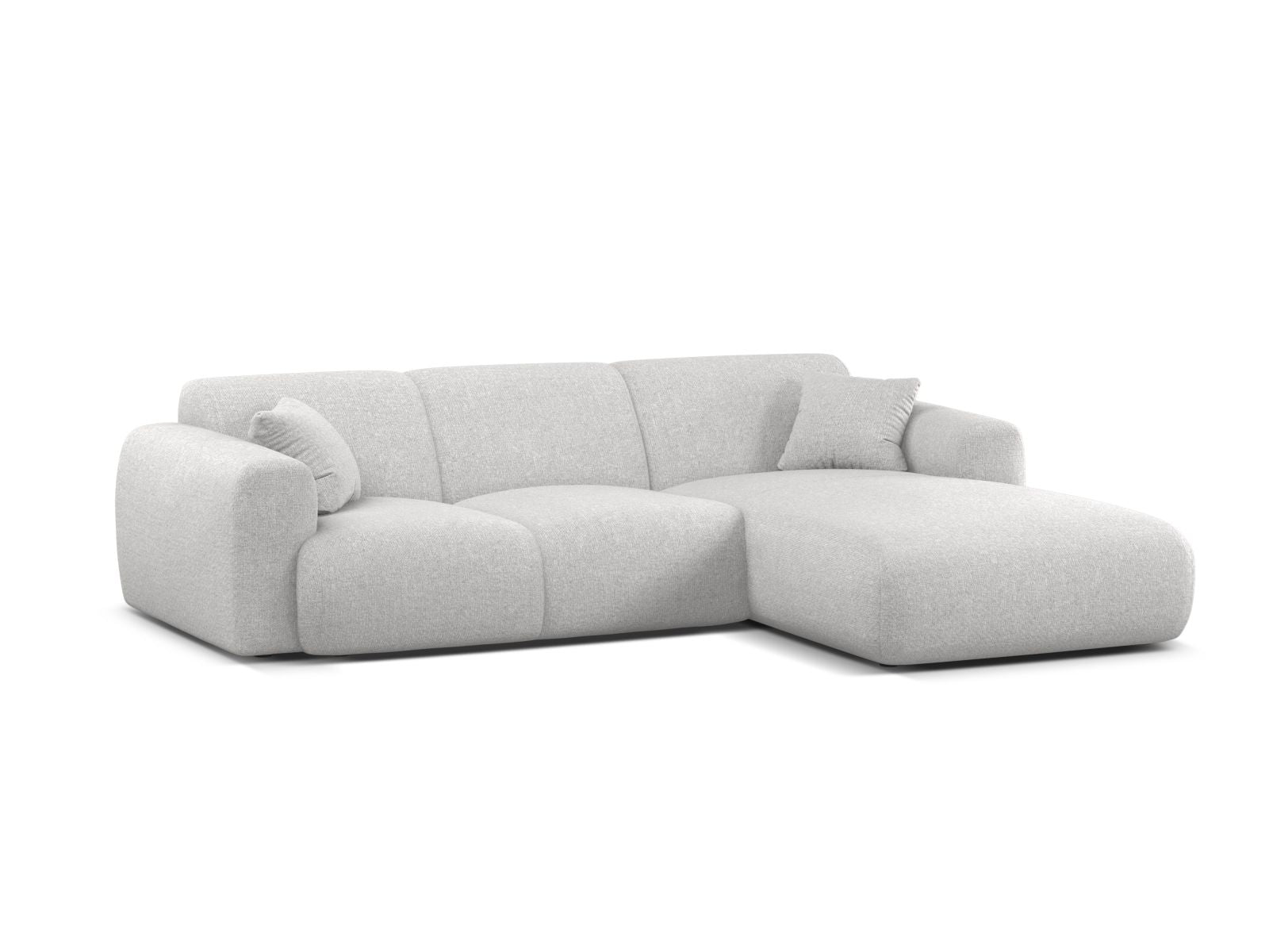 Elegantes 4-Sitzer Ecksofa rechts Molino in modernem Design, ideal für stilvolle Wohnräume. Hochwertige Verarbeitung von Micadoni.