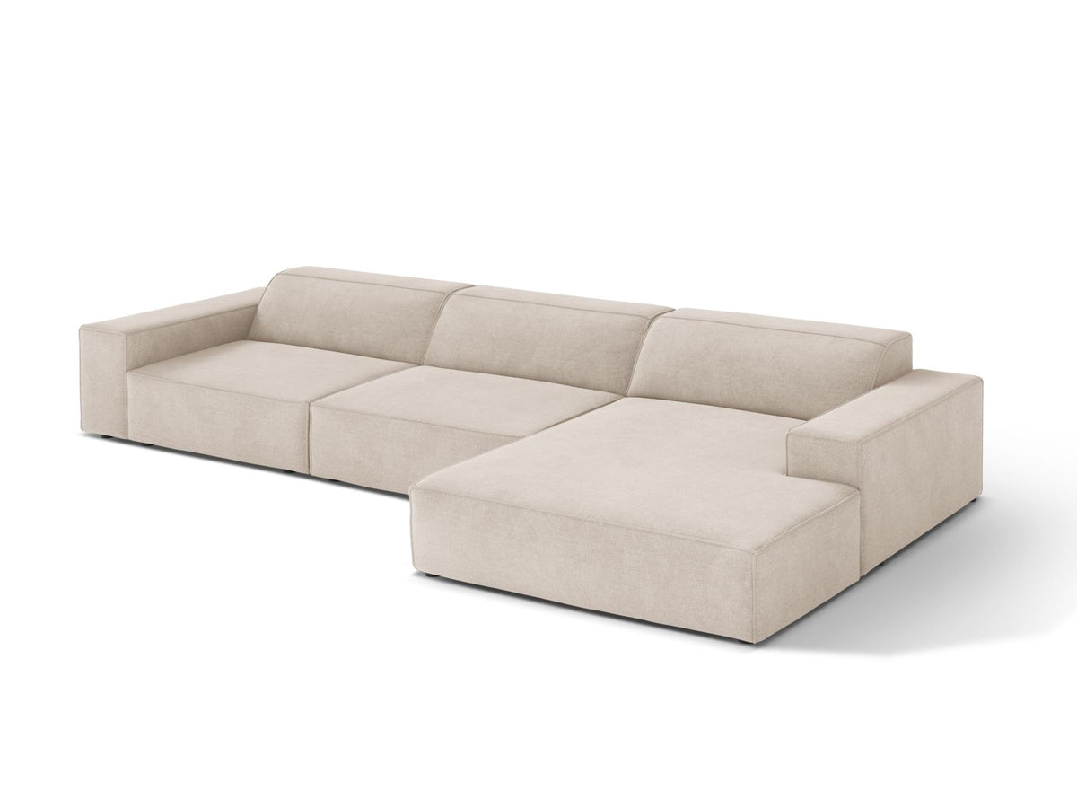 4-Sitzer Ecksofa rechts Jodie in Beige-Liberty präsentiert im Onlineshop von KAQTU Design AG. Ecksofa rechts ist von Micadoni