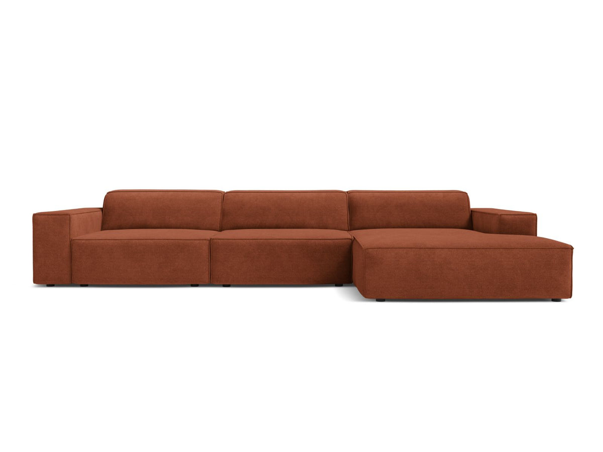 4-Sitzer Ecksofa rechts Jodie in Brick-Liberty präsentiert im Onlineshop von KAQTU Design AG. Ecksofa rechts ist von Micadoni