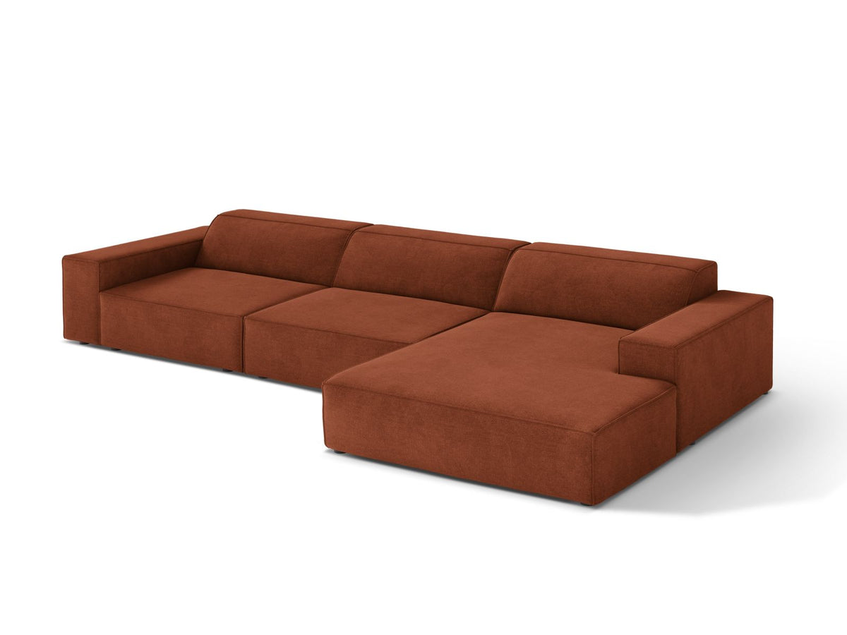 4-Sitzer Ecksofa rechts Jodie in Brick-Liberty präsentiert im Onlineshop von KAQTU Design AG. Ecksofa rechts ist von Micadoni