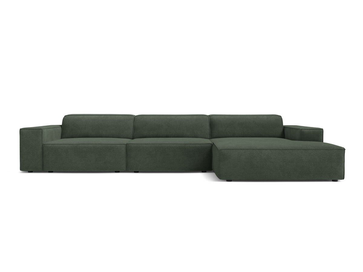 4-Sitzer Ecksofa rechts Jodie in Moss Green-Liberty präsentiert im Onlineshop von KAQTU Design AG. Ecksofa rechts ist von Micadoni