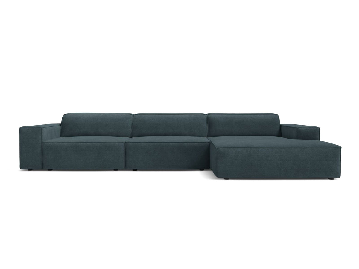 4-Sitzer Ecksofa rechts Jodie in Deep Petrol-Liberty präsentiert im Onlineshop von KAQTU Design AG. Ecksofa rechts ist von Micadoni