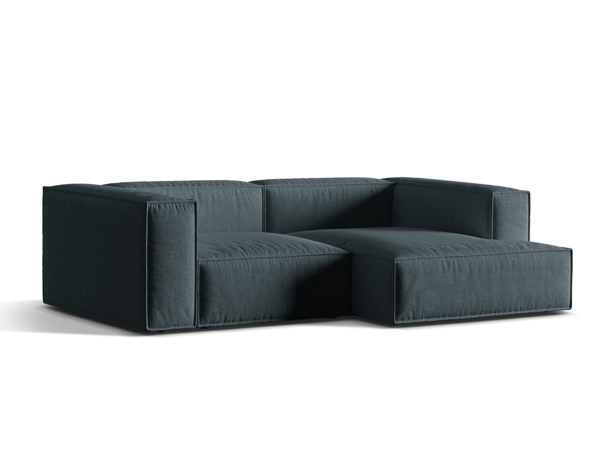 3-Sitzer Ecksofa rechts Nuria in Deep Petrol-Liberty präsentiert im Onlineshop von KAQTU Design AG. Ecksofa rechts ist von Micadoni