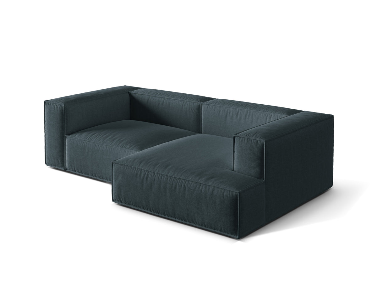 3-Sitzer Ecksofa rechts Nuria in Deep Petrol-Liberty präsentiert im Onlineshop von KAQTU Design AG. Ecksofa rechts ist von Micadoni