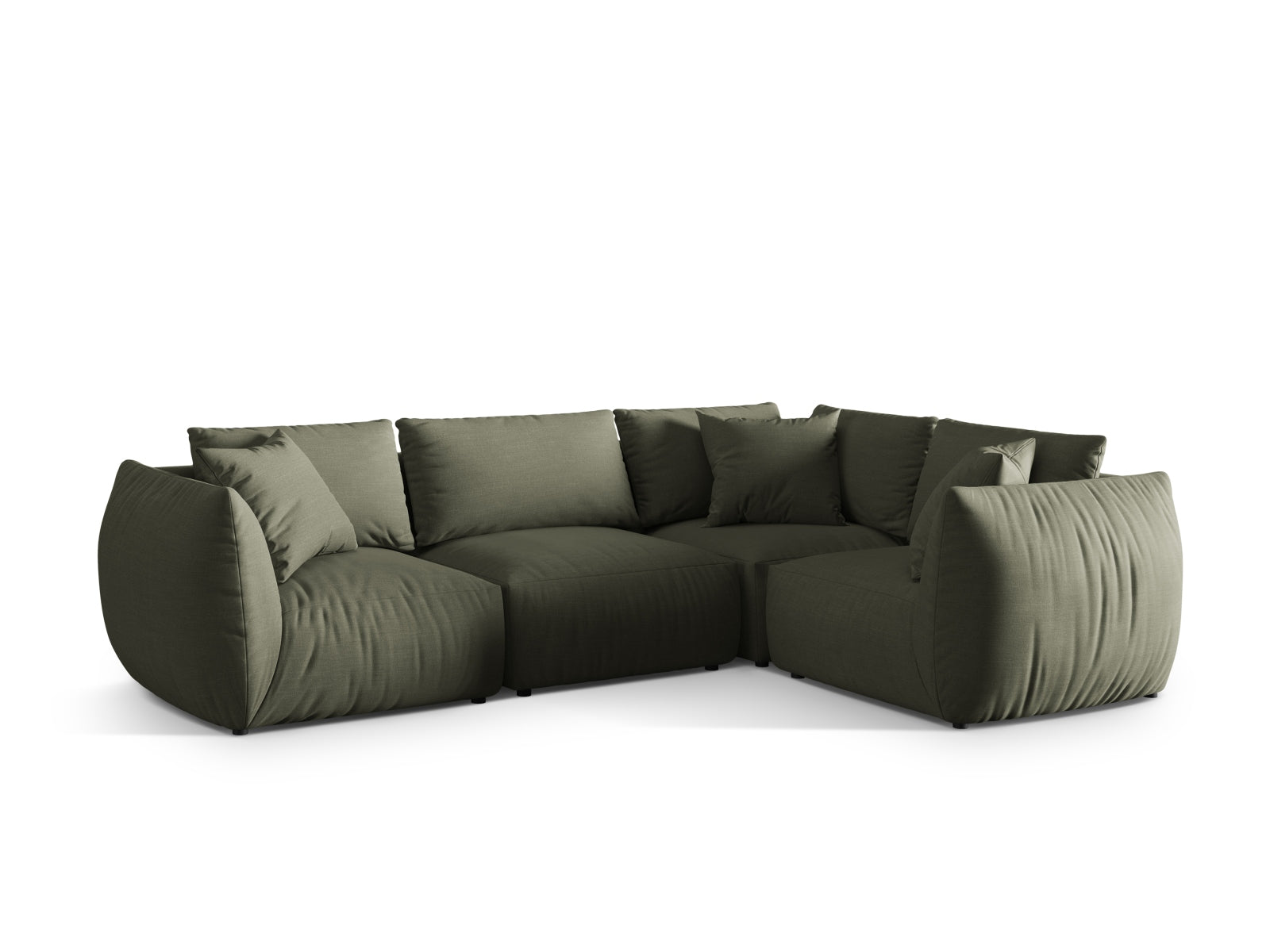 Erleben Sie das Chris Ecksofa rechts 4 Sitzer von Micadoni – elegantes Design und optimaler Komfort für Ihr stilvolles Wohnzimmer.