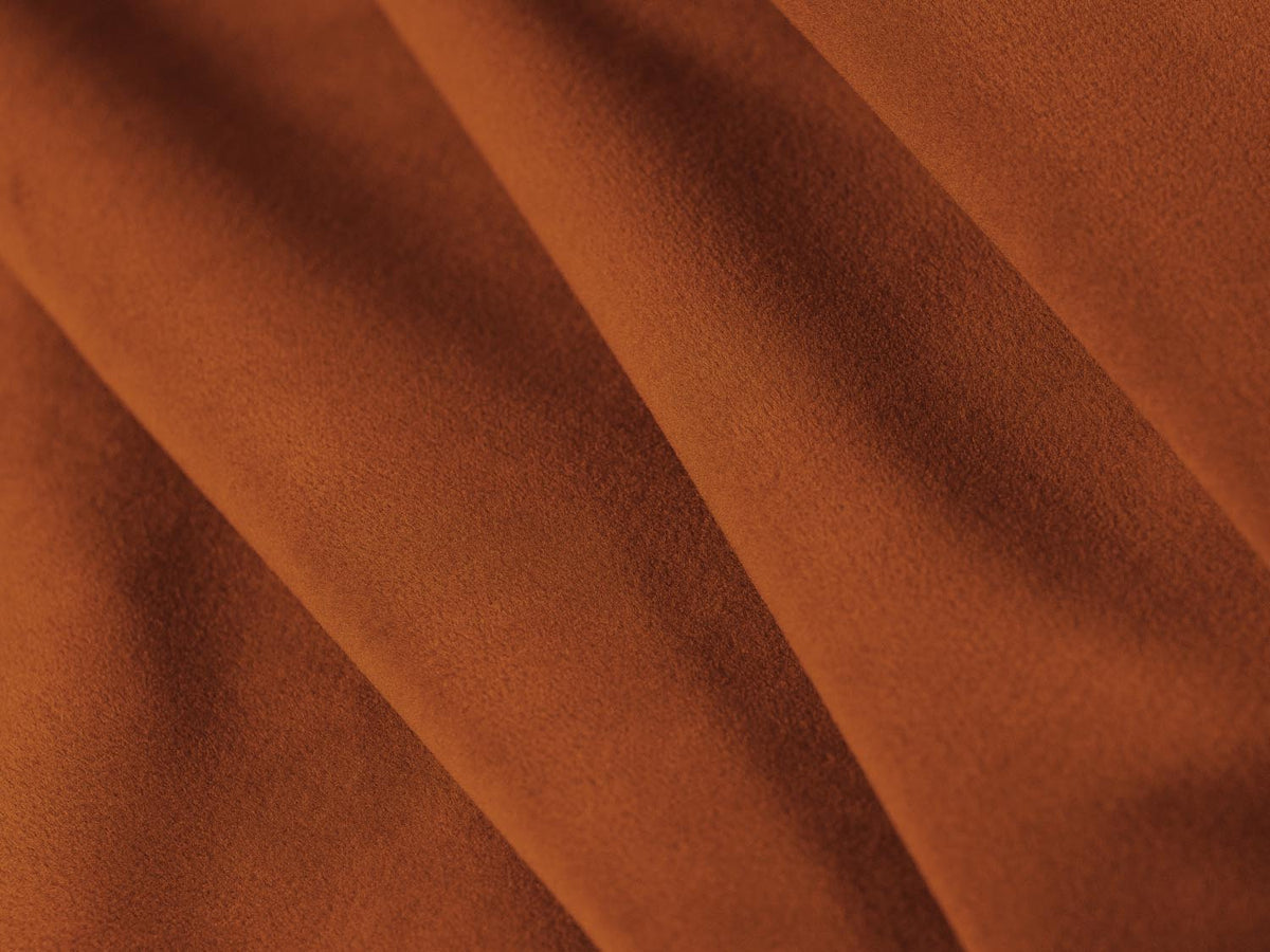 Jenny Velour Ecksofa rechts 5 Sitzer in Terracotta-Salvador präsentiert im Onlineshop von KAQTU Design AG. L-Sofa rechts ist von Micadoni
