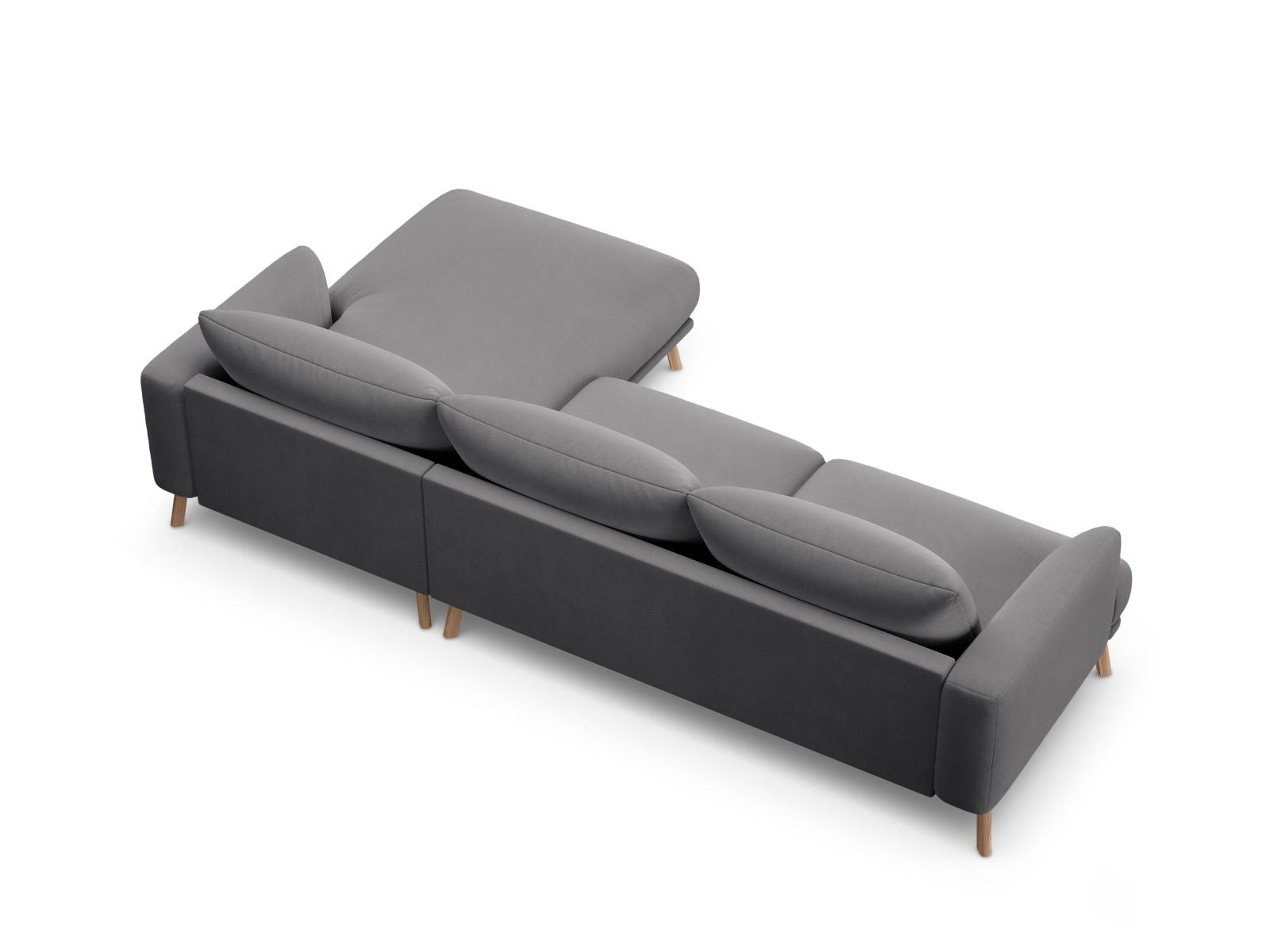 Stylisches 4-Sitzer Ecksofa rechts Naomi von Micadoni, perfekt für entspannte Abende und stilvolle Einrichtung in jedem Wohnzimmer.