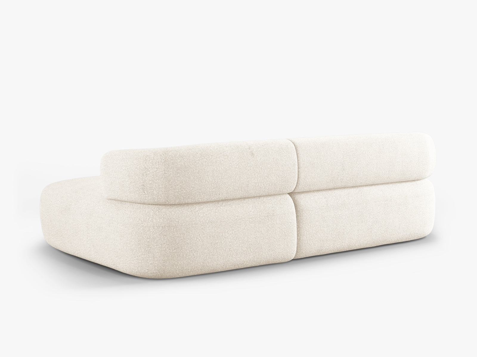 Entdecken Sie das stilvolle Jenny Boucle Ecksofa rechts 5 Sitzer von Micadoni – ideal für gesellige Abende und entspannte Momente in Ihrem Wohnzimmer!