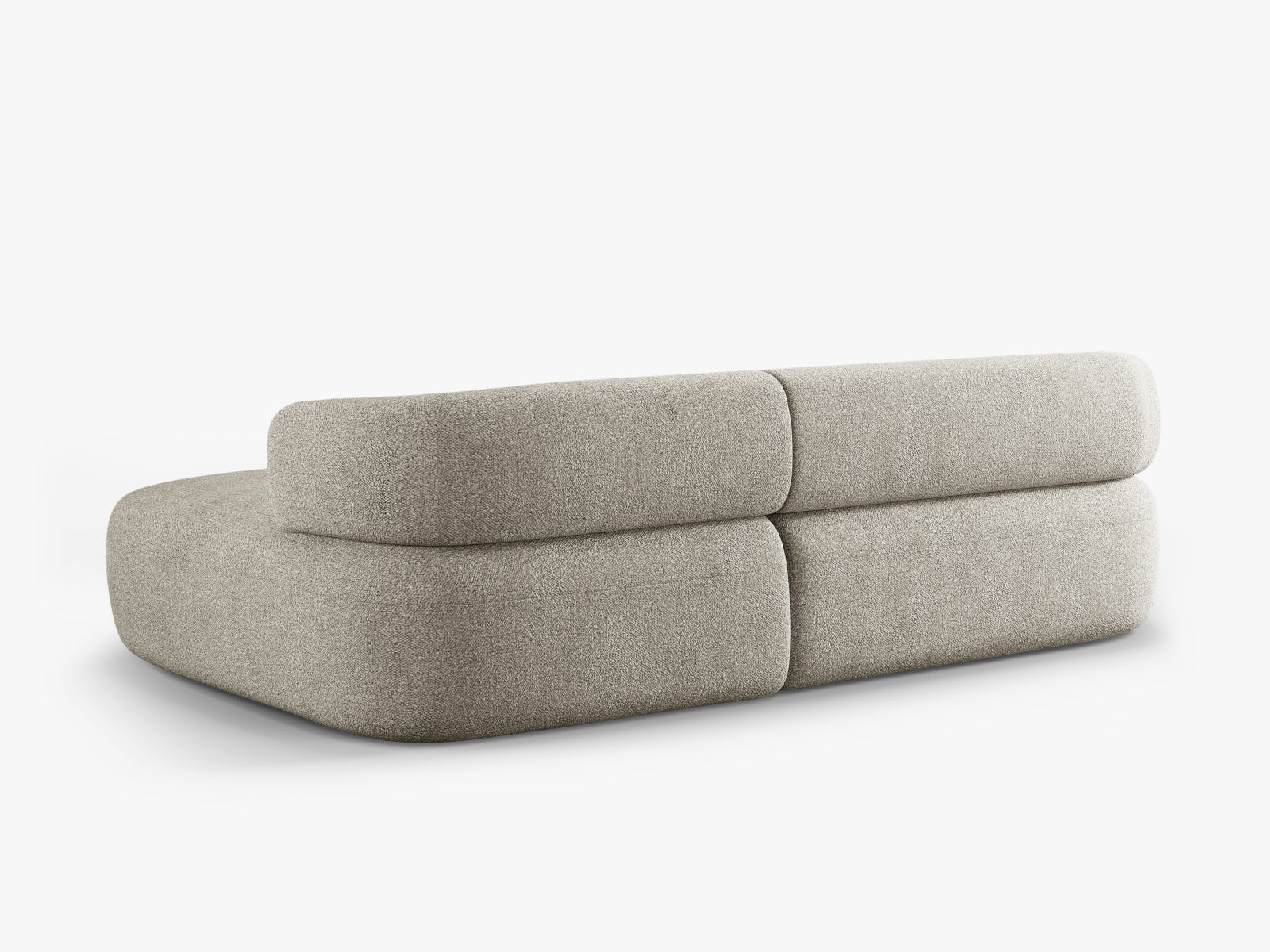 Entdecken Sie das stilvolle Jenny Boucle Ecksofa rechts 5 Sitzer von Micadoni – der perfekte Ort für gesellige Abende und entspannte Momente.