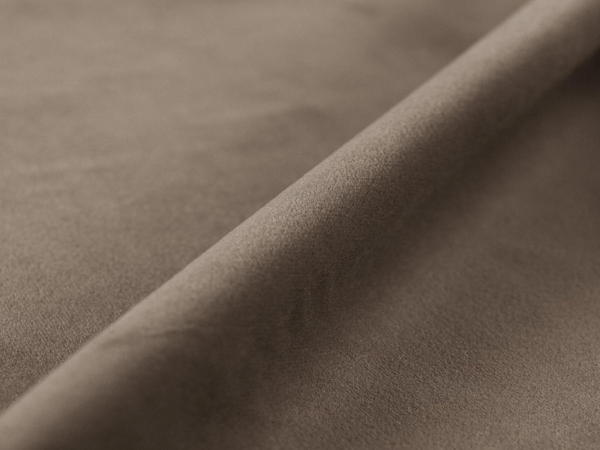 Nuria Velour Modular Ecksofa rechts 3 Sitzer in Warm grey-Paris präsentiert im Onlineshop von KAQTU Design AG. L-Sofa rechts ist von Micadoni