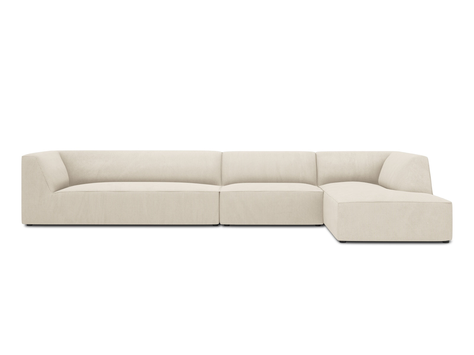 Ruby Modulares Ecksofa rechts 5 Sitzer in Light Beige-Scala präsentiert im Onlineshop von KAQTU Design AG. L-Sofa rechts ist von Micadoni