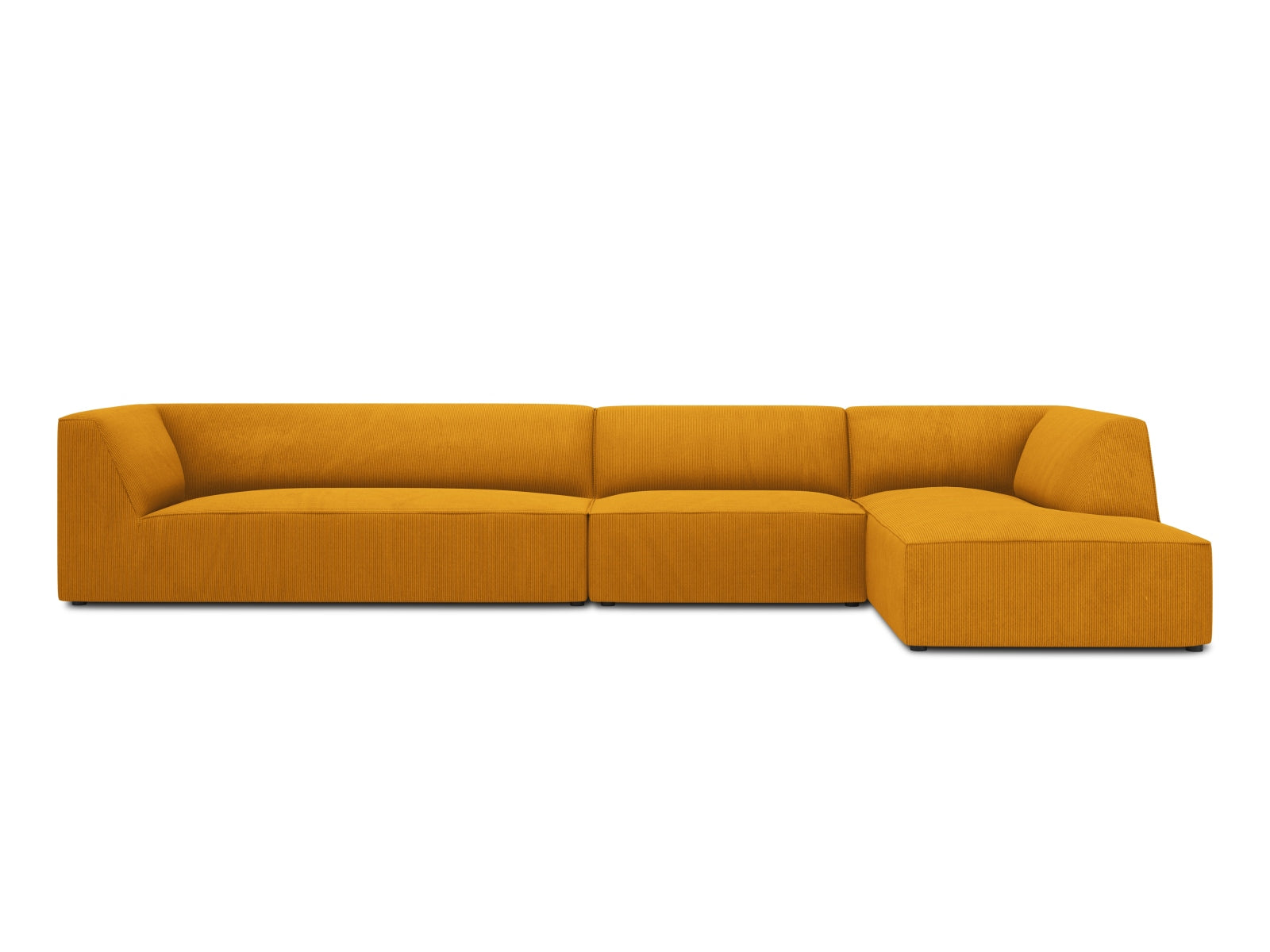 Ruby Modulares Ecksofa rechts 5 Sitzer in Yellow präsentiert im Onlineshop von KAQTU Design AG. Ecksofa rechts ist von Micadoni