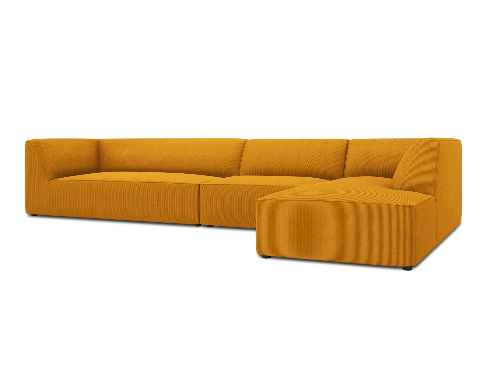 Stylisches Ruby Ecksofa, 5-Sitzer, modulare Bauweise, rechtsseitig, perfekt für zeitgemäße Wohnkonzepte, erhältlich bei KAQTU Design AG.