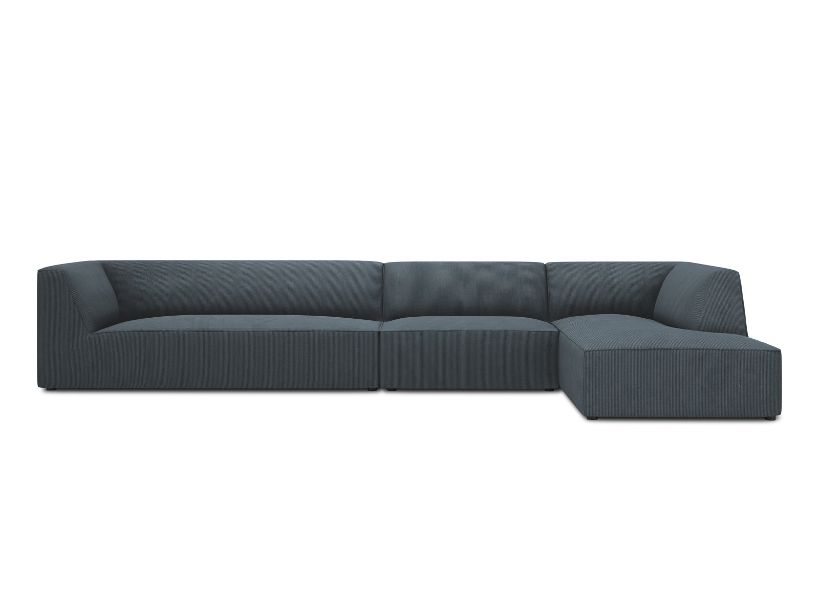 Ruby Modulares Ecksofa rechts 5 Sitzer in Blue präsentiert im Onlineshop von KAQTU Design AG. Ecksofa rechts ist von Micadoni