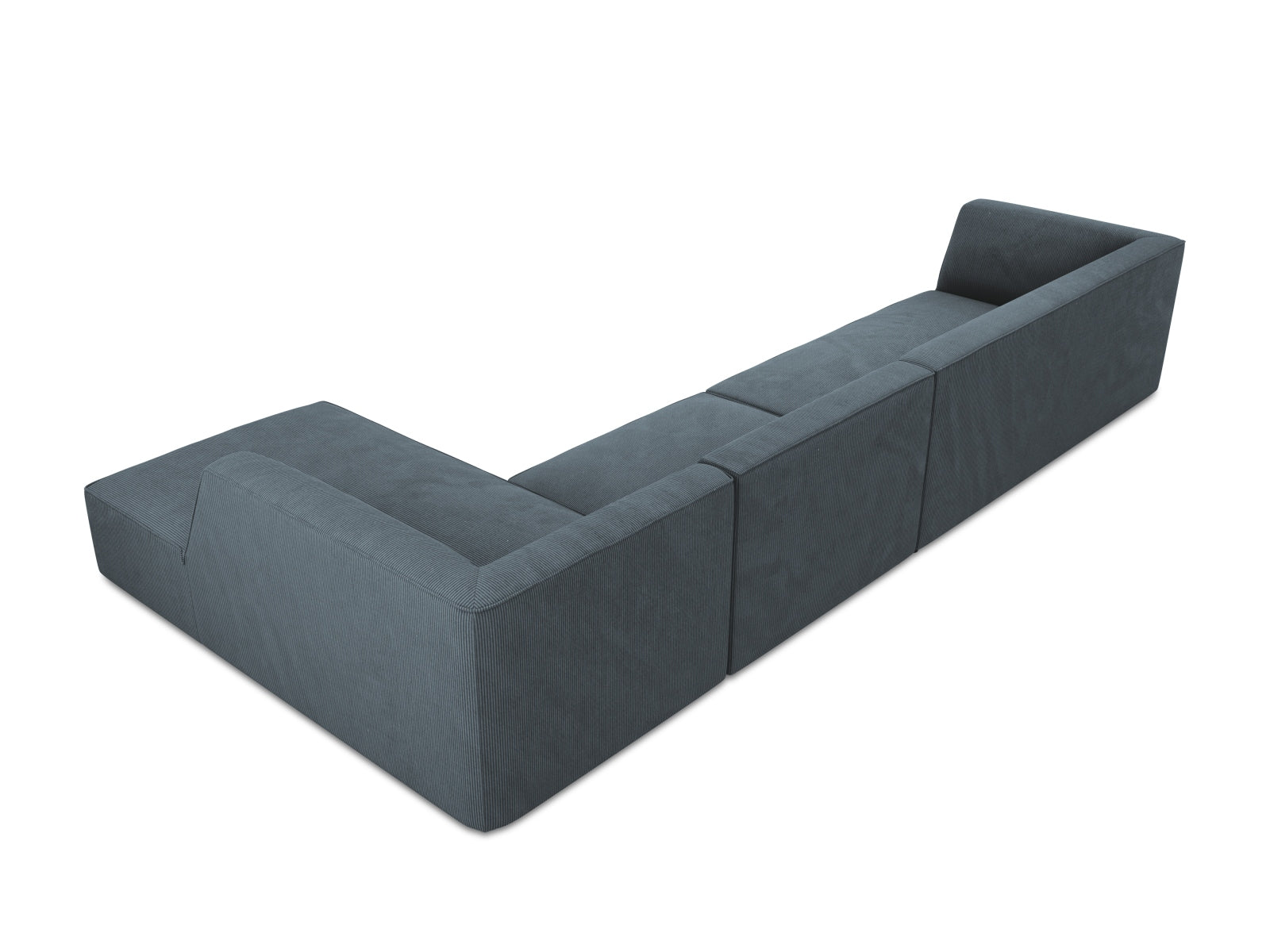 Stylisches Ruby Ecksofa rechts, 5-Sitzer, perfekt für zeitgemäße Wohnzimmer, vereint Funktionalität und ansprechende Ästhetik von Micadoni.