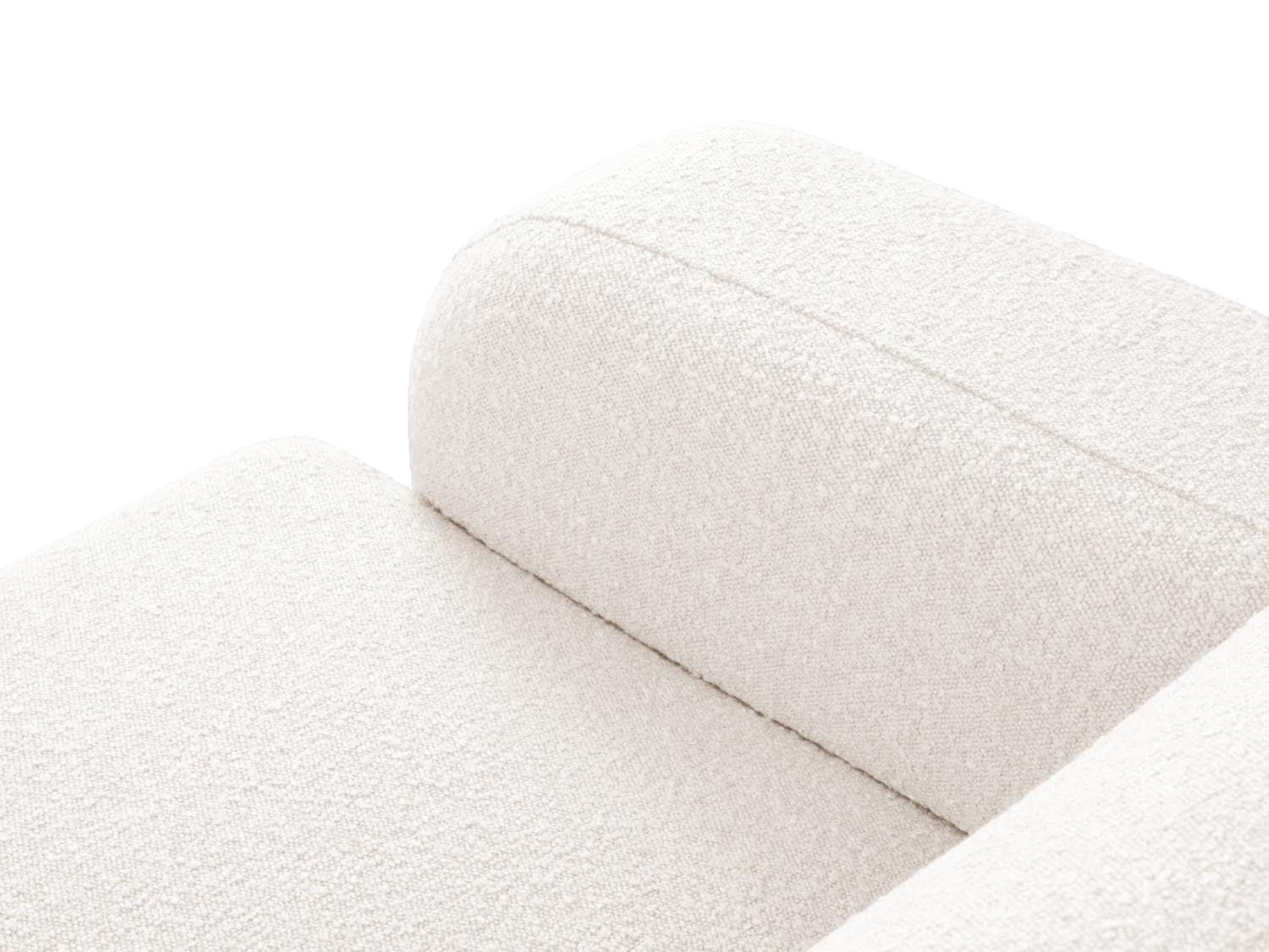 Erleben Sie das Molino Boucle Ecksofa rechts 6 Sitzer von Micadoni – ein elegantes Sofa, das Komfort und Stil vereint und perfekt für Ihr Wohnzimmer ist.