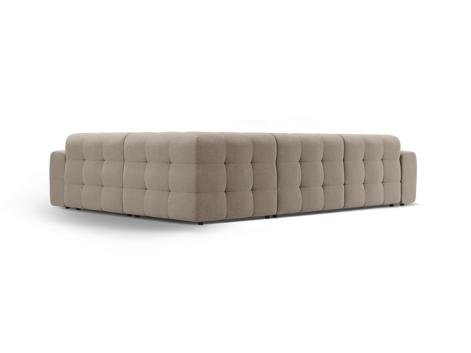 Erleben Sie das Kendal Ecksofa rechts 6 Sitzer von Micadoni – elegantes Velours, modernes Design und optimaler Komfort für Ihr Wohnzimmer.