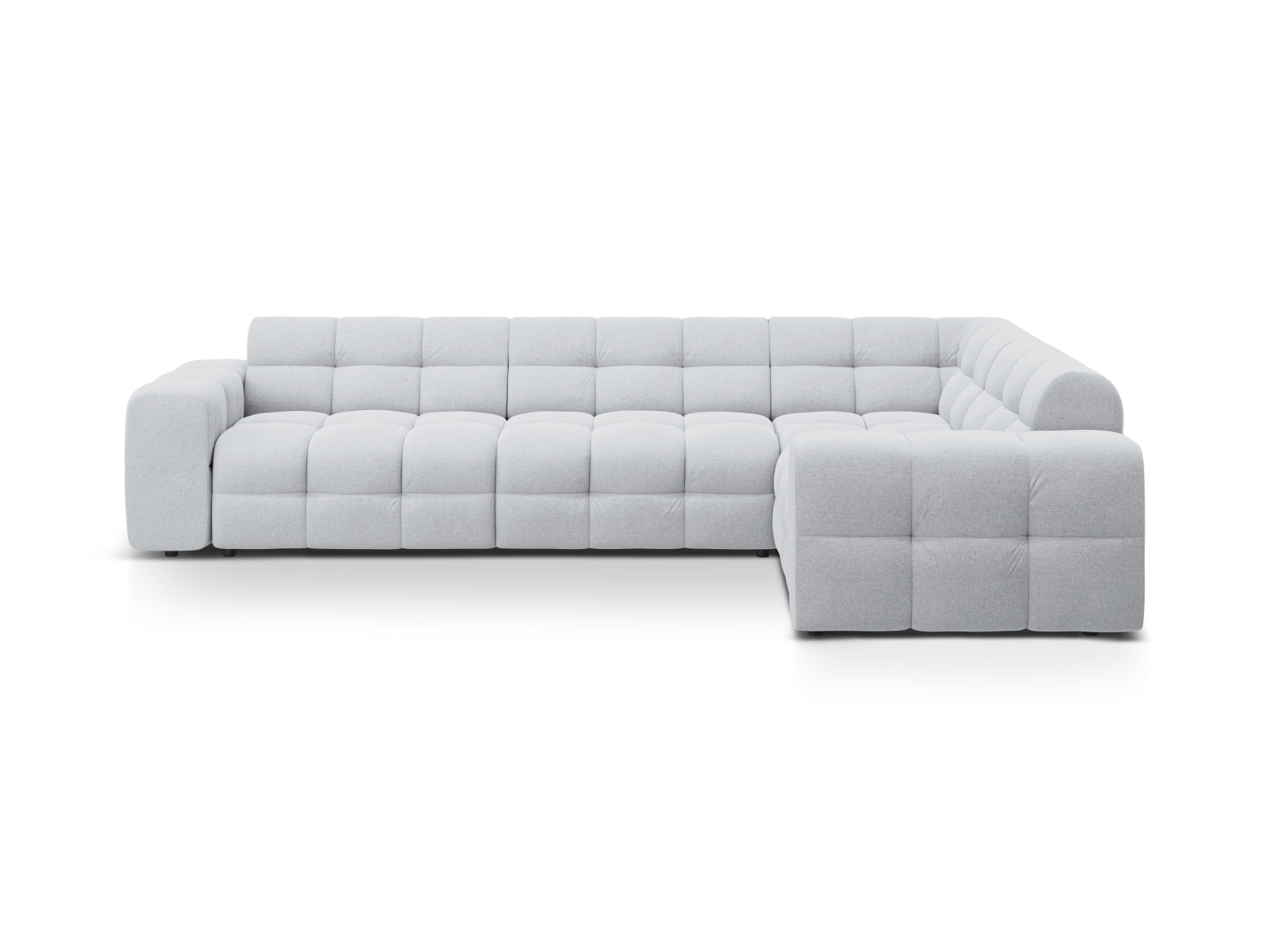 Kendal Ecksofa rechts 6 Sitzer in Light Grey präsentiert im Onlineshop von KAQTU Design AG. Ecksofa rechts ist von Micadoni