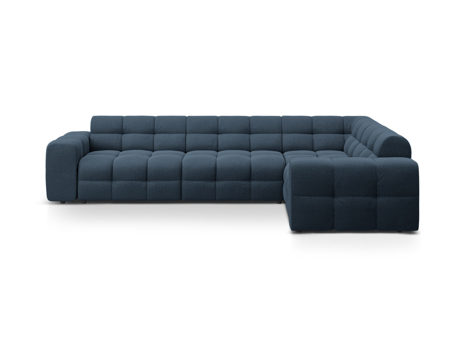Kendal Ecksofa rechts 6 Sitzer in Navy Blue-Ottawa präsentiert im Onlineshop von KAQTU Design AG. Ecksofa rechts ist von Micadoni