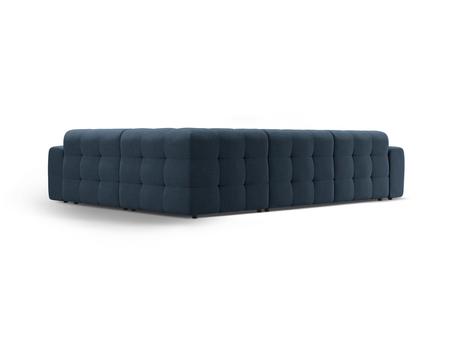 Elegantes Kendal Ecksofa rechts für 6 Personen in tiefem Navy Blue, ideal für gesellige Abende und moderne Wohnräume.