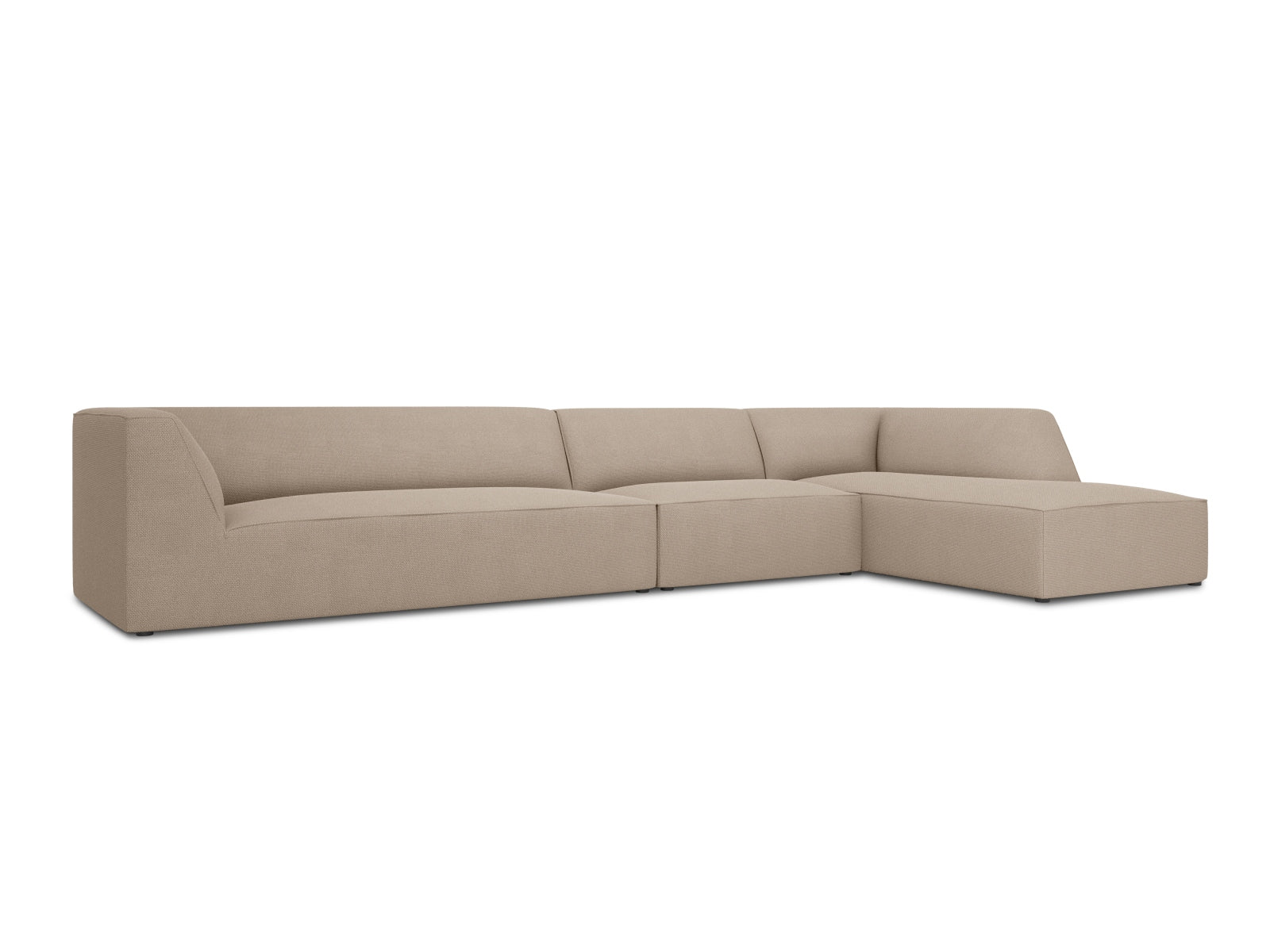 Entdecken Sie das Ruby Ecksofa rechts 5 Sitzer von Micadoni – stilvoll, komfortabel und modular für Ihr modernes Wohnzimmer.