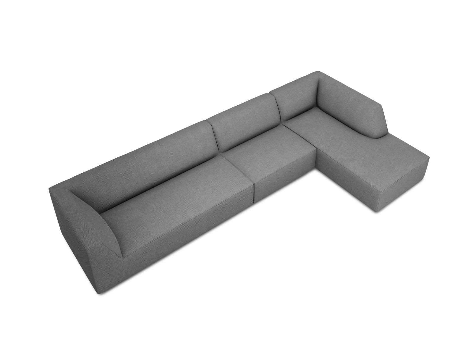 Elegantes Ruby Ecksofa in stilvollem Design, 5-Sitzer, ideal für gemütliche Wohnräume, bietet vielseitige Anordnungsmöglichkeiten und hohen Sitzkomfort.