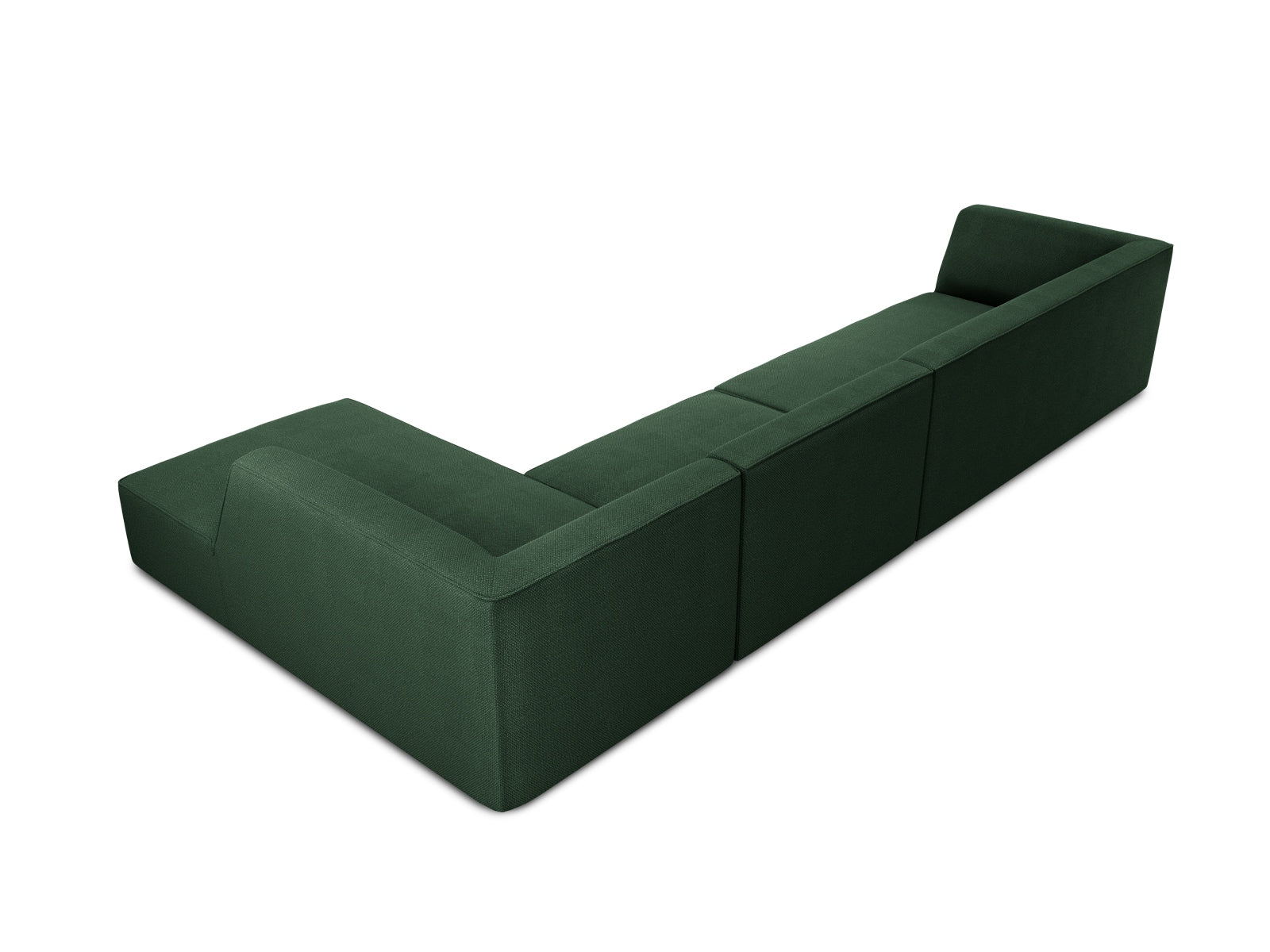 Stylisches Ruby L-Sofa, 5-Sitzer, rechte Ausführung, perfekt für zeitgemäße Wohnkonzepte, bietet Komfort und Flexibilität von Micadoni.