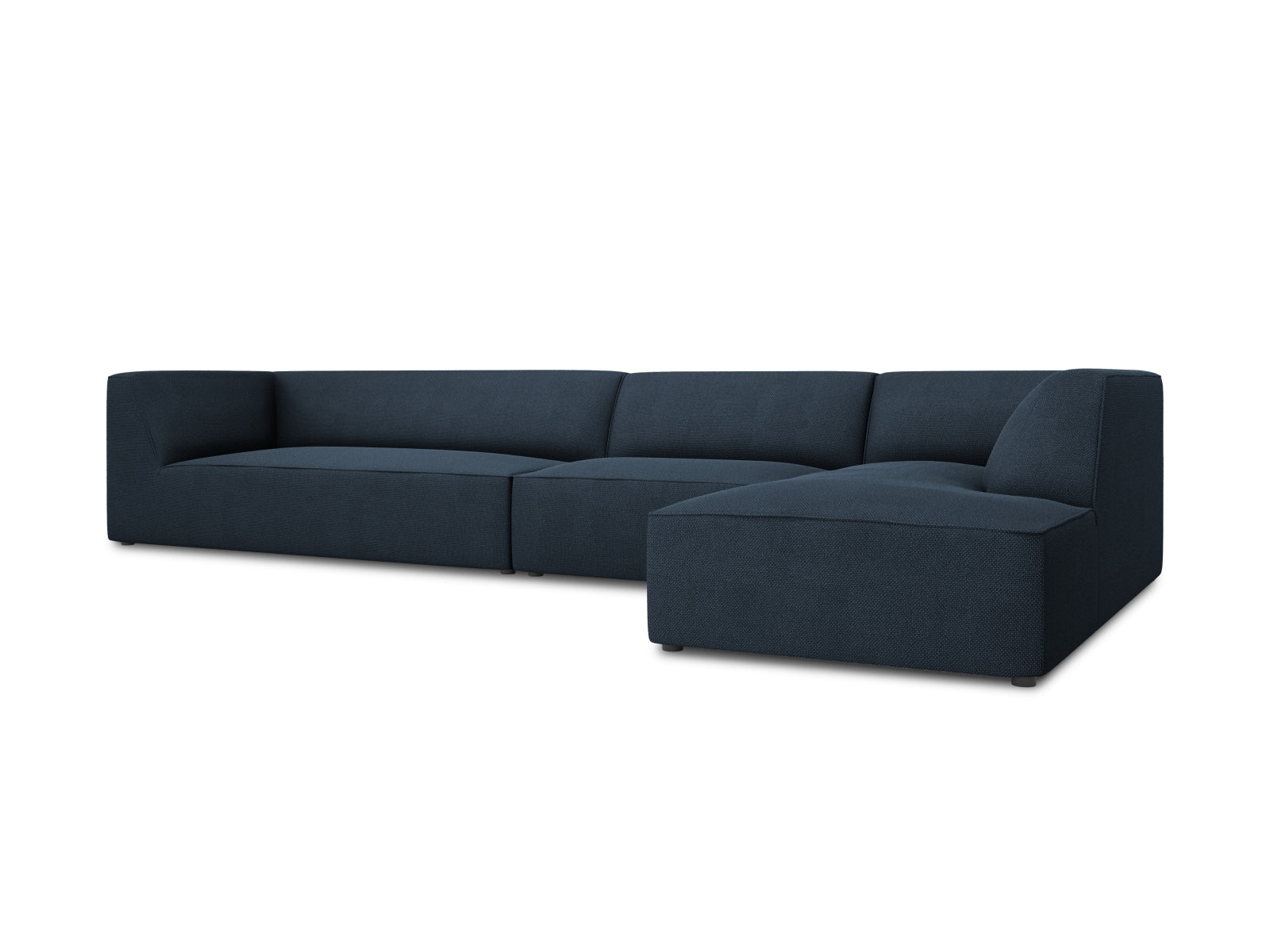 Modulares Ruby Ecksofa in trendigem Design, 5-Sitzer, rechte Ausführung, perfekt für stilvolle Wohnzimmer von Micadoni.